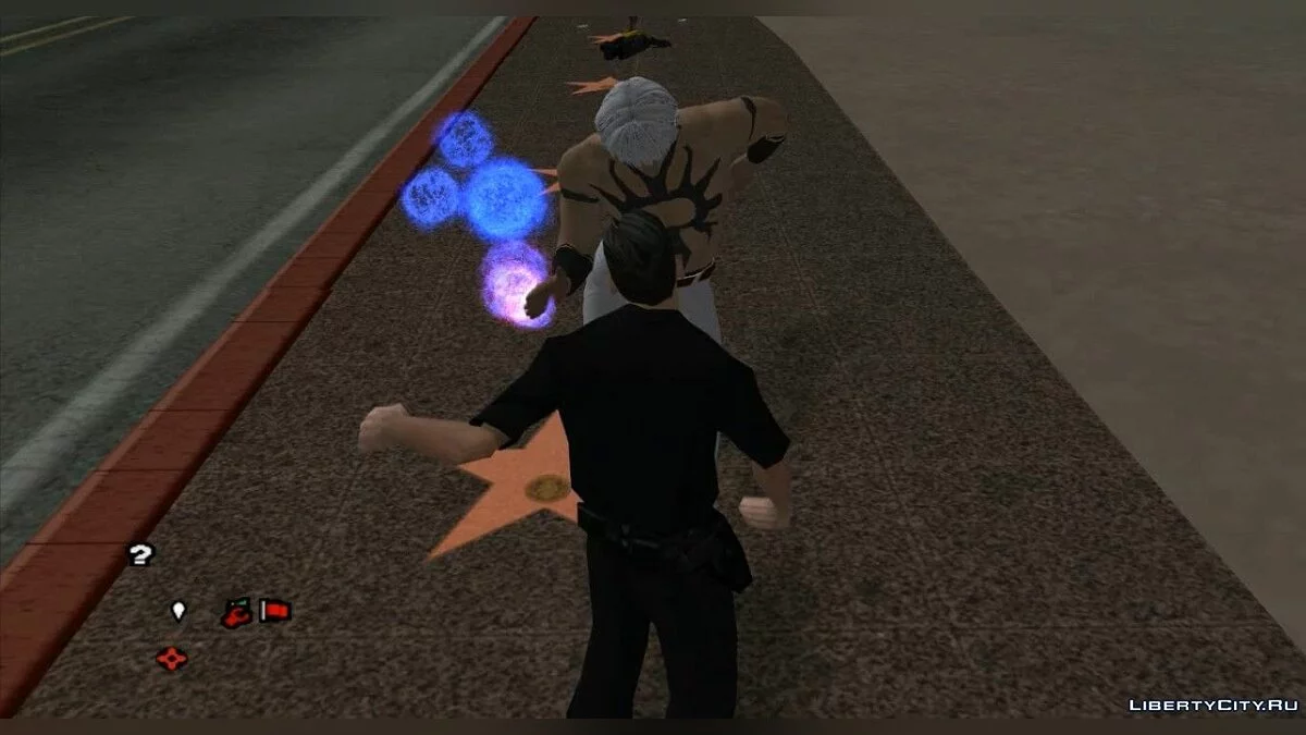 Магические атаки Orochi из игры King of Fighters / GTA San Andreas