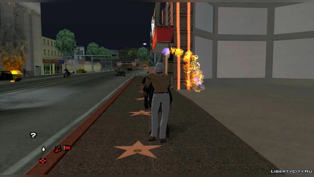 Магические атаки Orochi из игры King of Fighters / GTA San Andreas