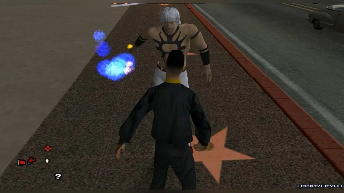 Магические атаки Orochi из игры King of Fighters / GTA San Andreas