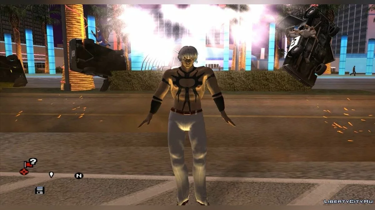 Магические атаки Orochi из игры King of Fighters / GTA San Andreas