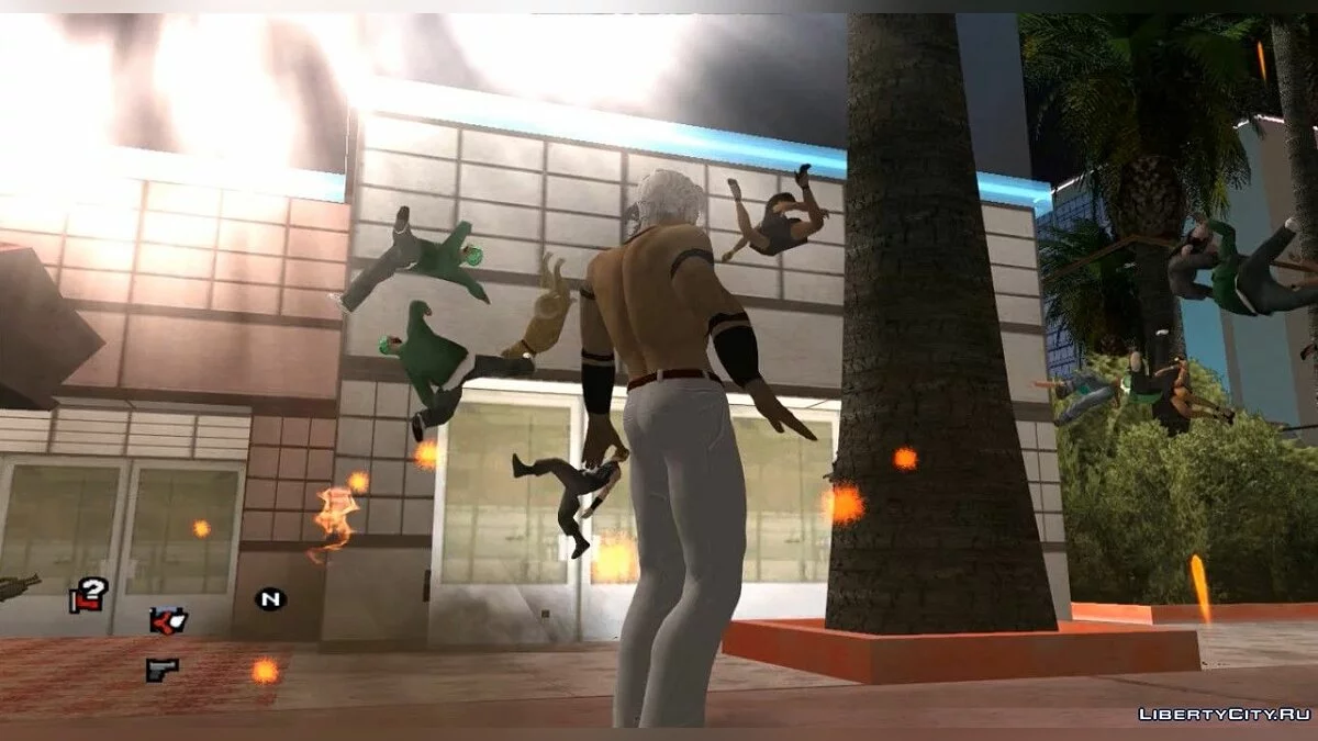 Магические атаки Orochi из игры King of Fighters / GTA San Andreas