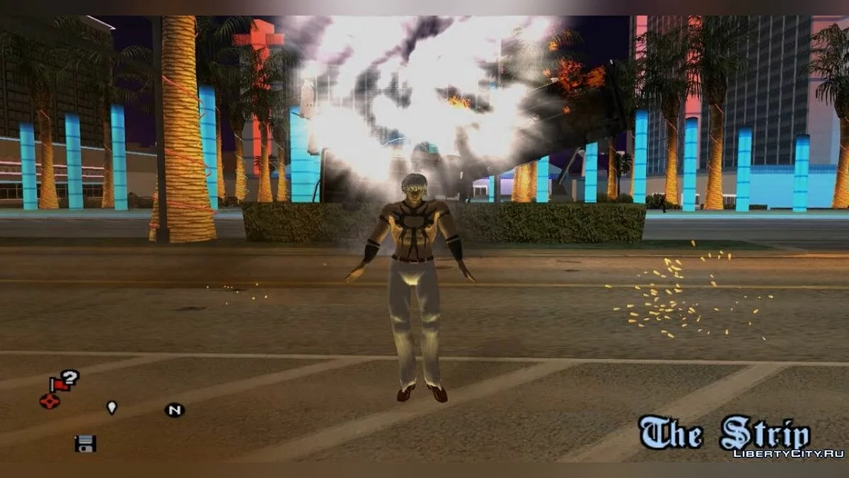 Магические атаки Orochi из игры King of Fighters / GTA San Andreas