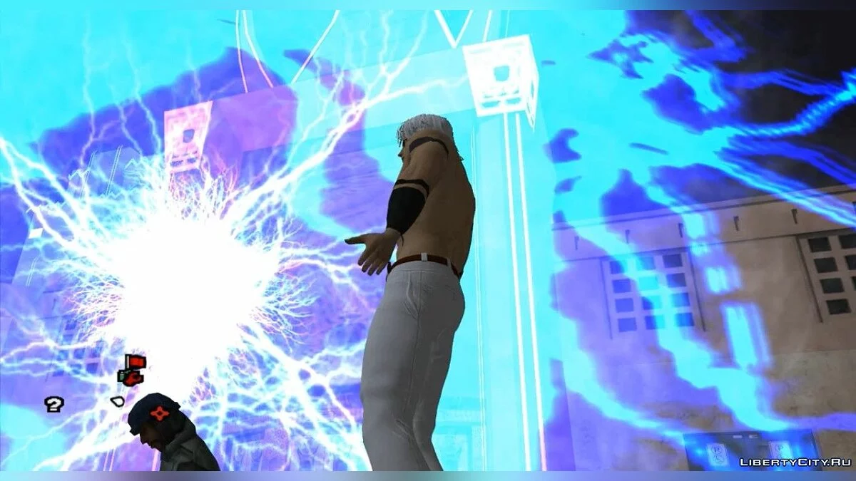 Магические атаки Orochi из игры King of Fighters / GTA San Andreas