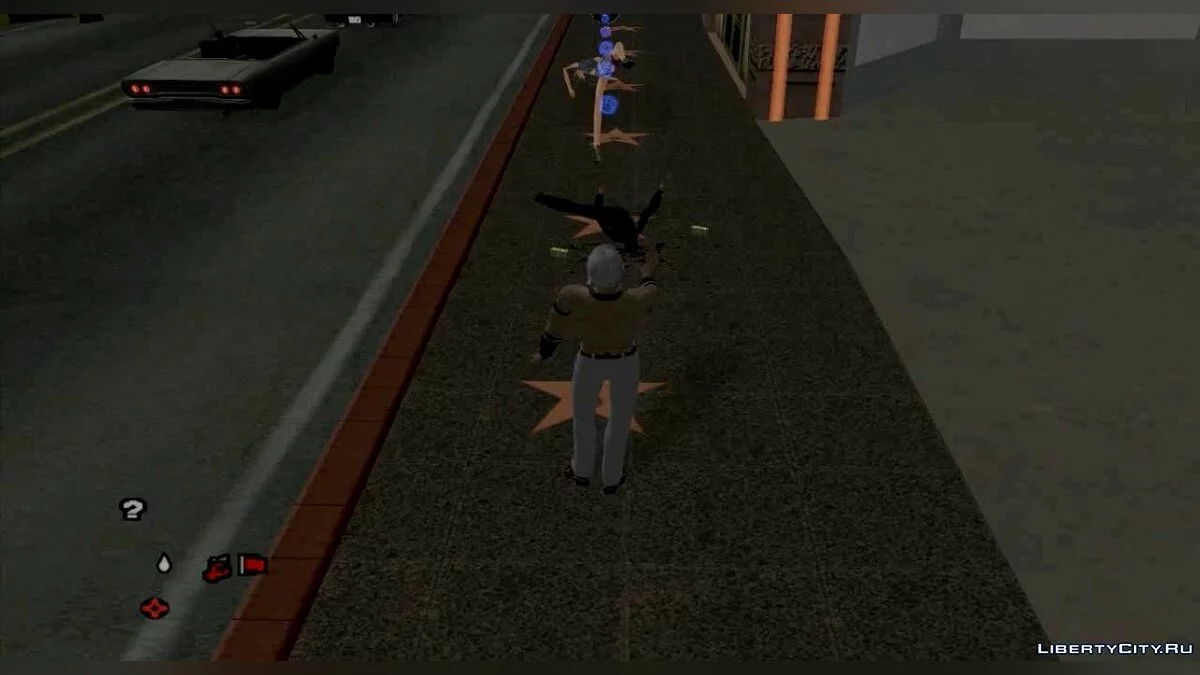 Магические атаки Orochi из игры King of Fighters / GTA San Andreas