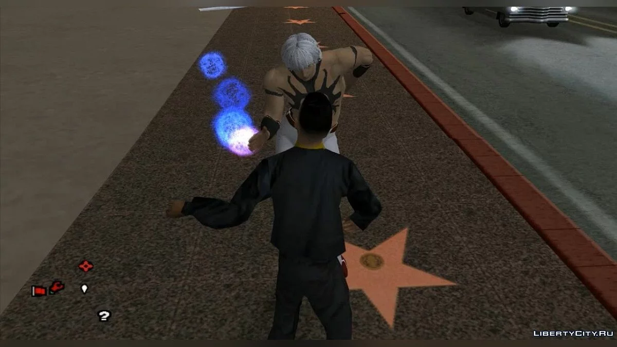 Магические атаки Orochi из игры King of Fighters / GTA San Andreas
