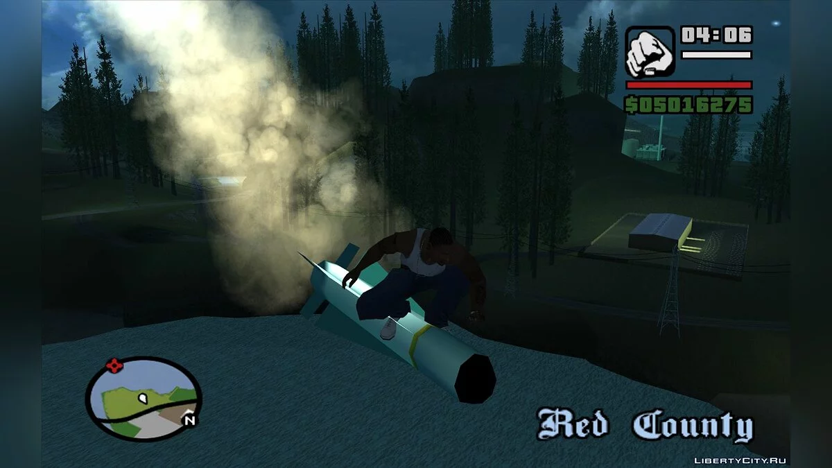 Полёт на ракете! - Missile Riding V2 / GTA San Andreas
