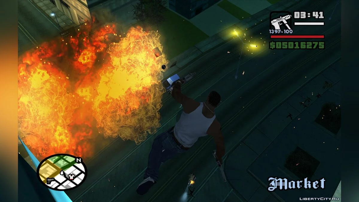Полёт на ракете! - Missile Riding V2 / GTA San Andreas