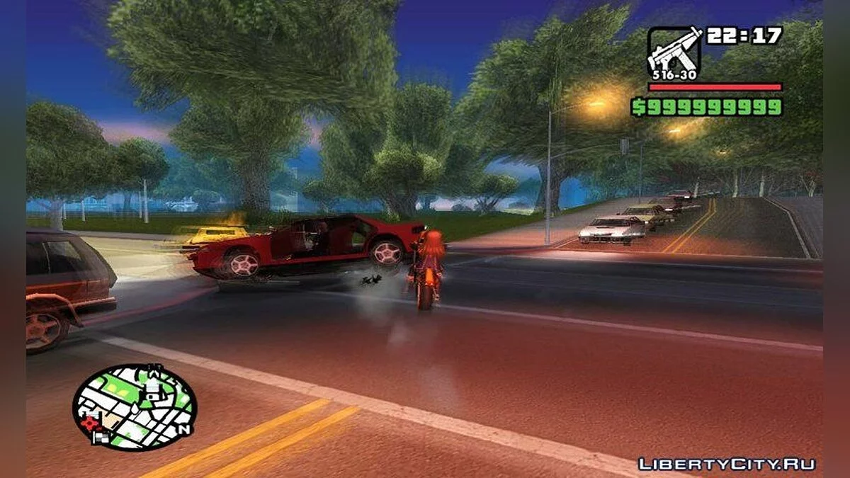 Респаун машин как в NFS (+Рывок Джаггернаута и контроль времени)  (PC) v 1.2  - Особенности из гоночных игр / GTA San Andreas