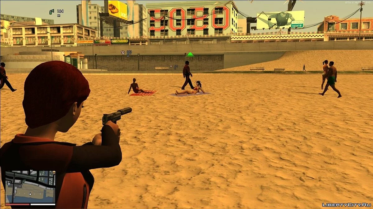 Shot Cam Shake - Тряска камера при стрельбе (Обновлено) / GTA San Andreas