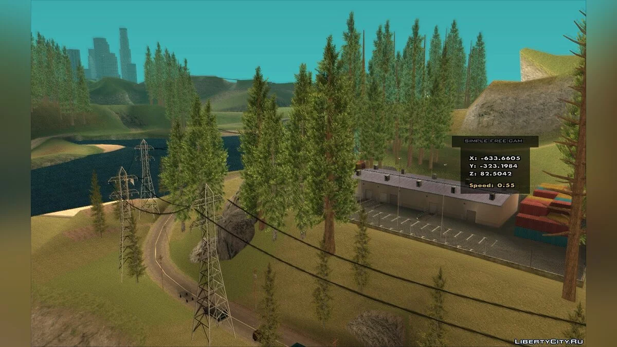 Свободная камера (Noclip) - Simple Free Cam / GTA San Andreas