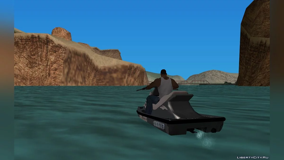 Водный мотоцикл! (Гидроцикл) - Mod Jetski v2.5 / GTA San Andreas