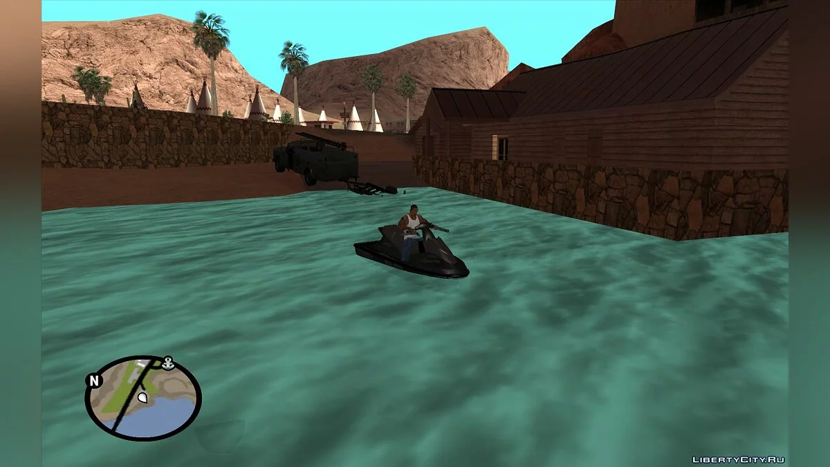 Водный мотоцикл! (Гидроцикл) - Mod Jetski v2.5 / GTA San Andreas