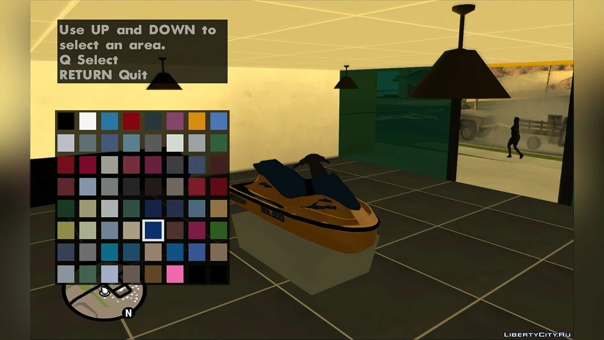 Водный мотоцикл! (Гидроцикл) - Mod Jetski v2.5 / GTA San Andreas