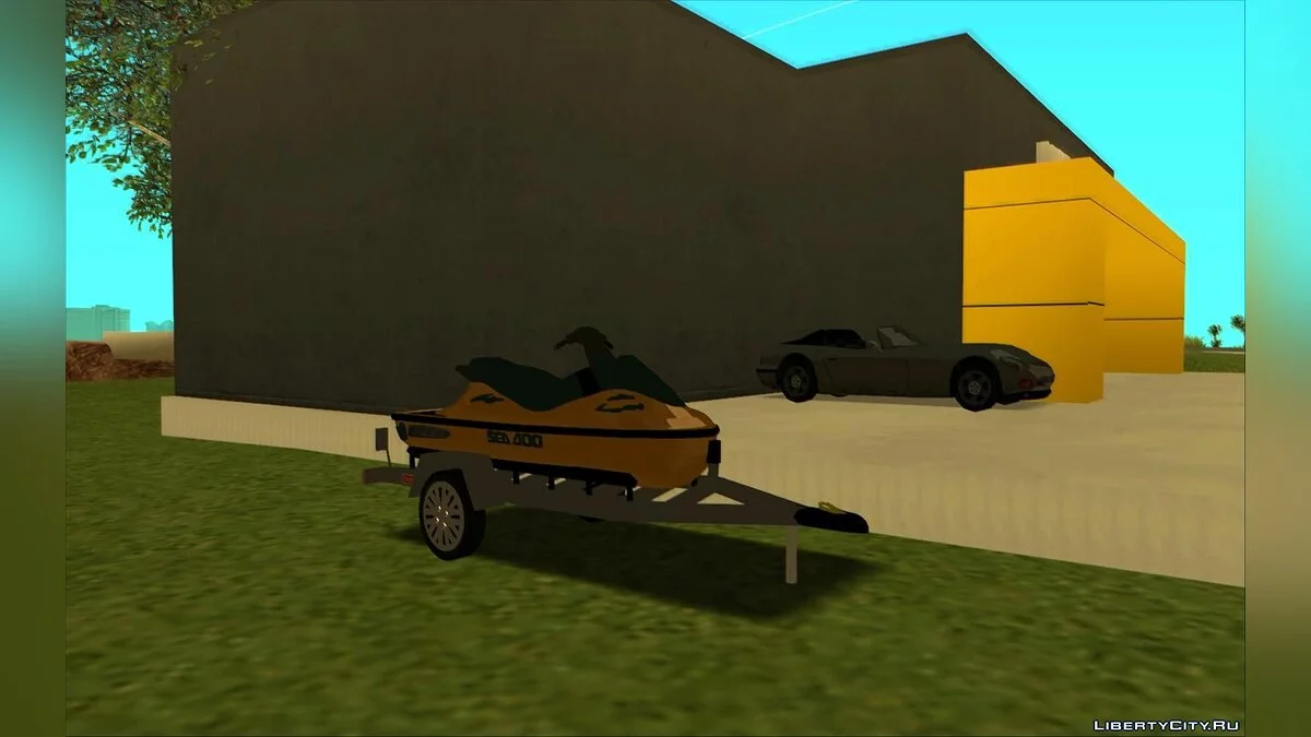Водный мотоцикл! (Гидроцикл) - Mod Jetski v2.5 / GTA San Andreas