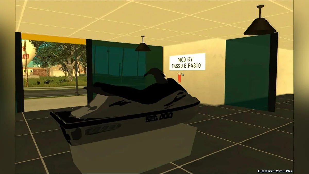 Водный мотоцикл! (Гидроцикл) - Mod Jetski v2.5 / GTA San Andreas