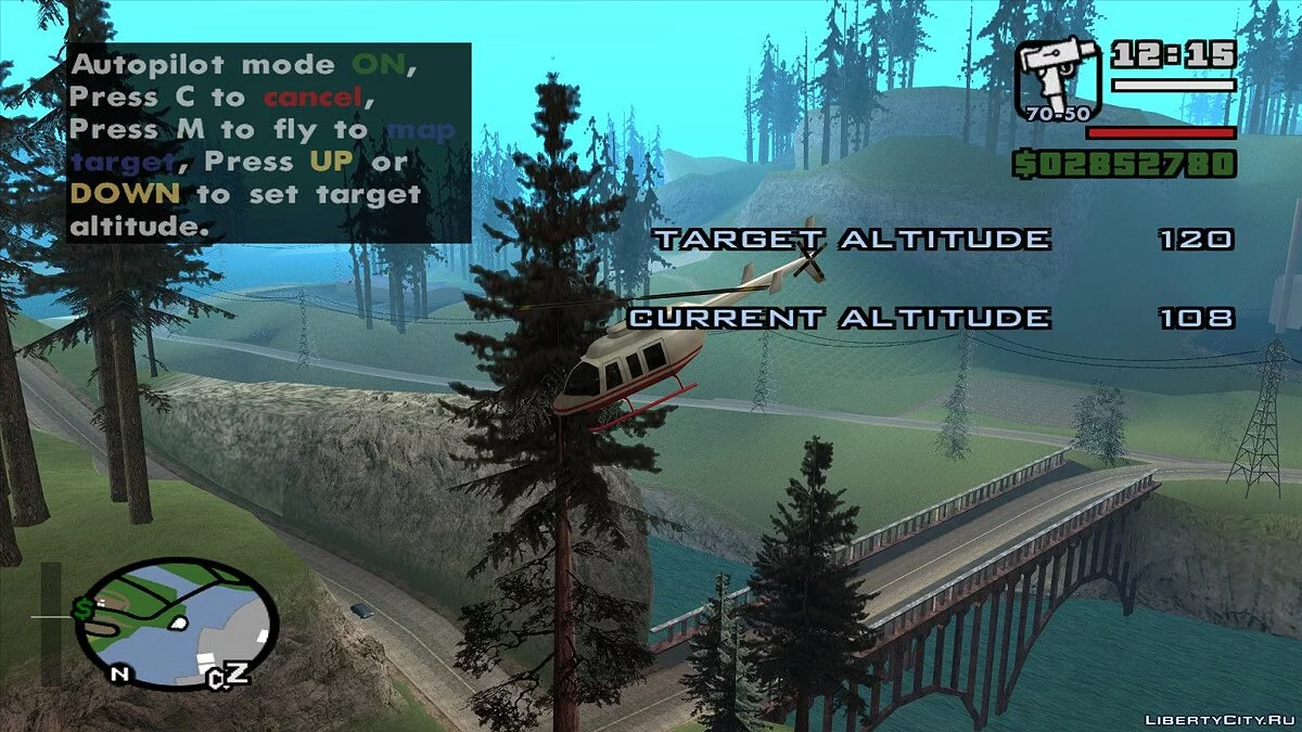 Better Autopilot V2 - Улучшенный автопилот для самолётов и вертолётов / GTA San Andreas