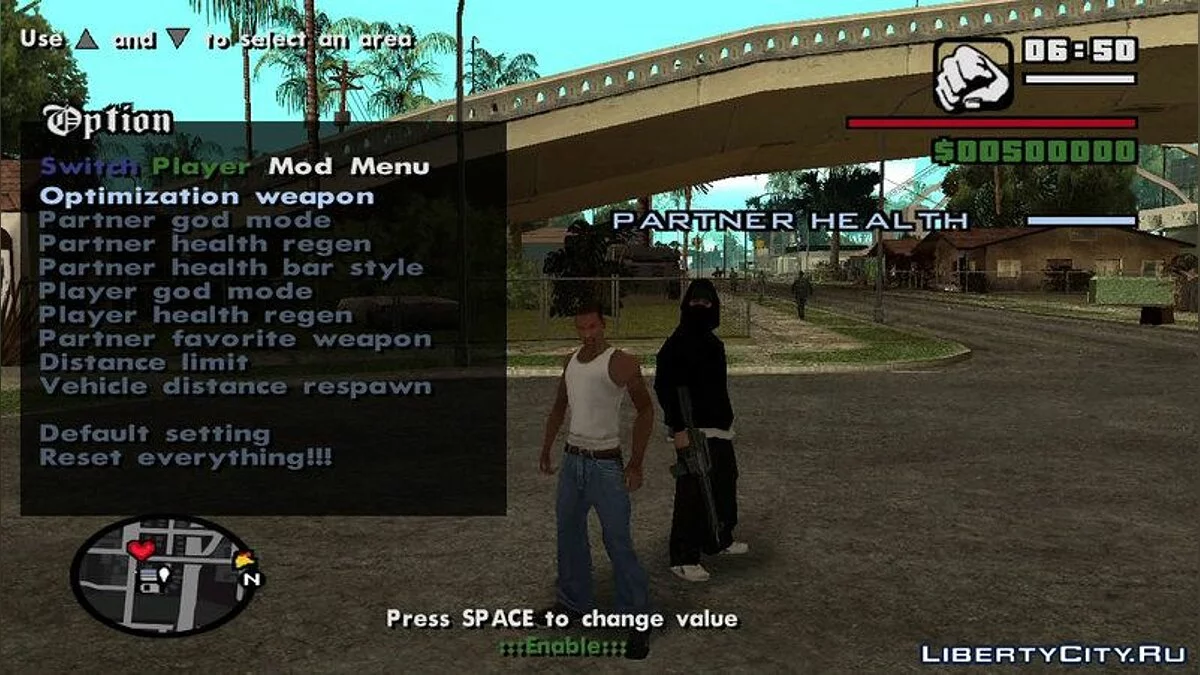 Switch Player Mod v3.1 - Переключение игроков как в GTA 5 / GTA San Andreas