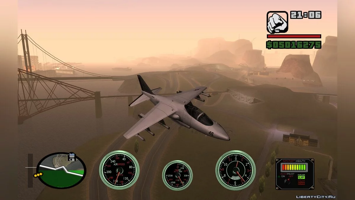 Бортовой компьютер для самолетов v2.0 / GTA San Andreas