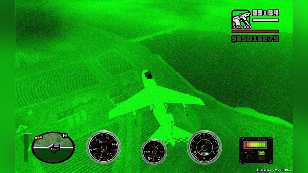 Бортовой компьютер для самолетов v2.0 / GTA San Andreas