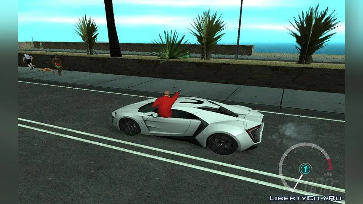 Возможность стрелять из машины / GTA San Andreas