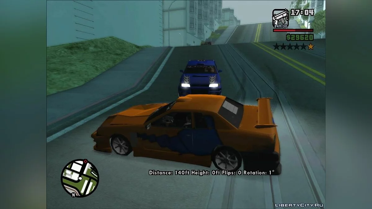 Тюнингованные машины на улицах - Tuner Traffic Fix / GTA San Andreas