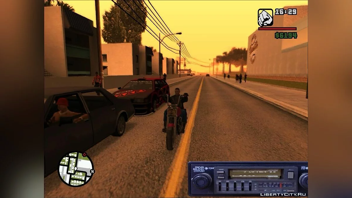 Тюнингованные машины на улицах - Tuner Traffic Fix / GTA San Andreas