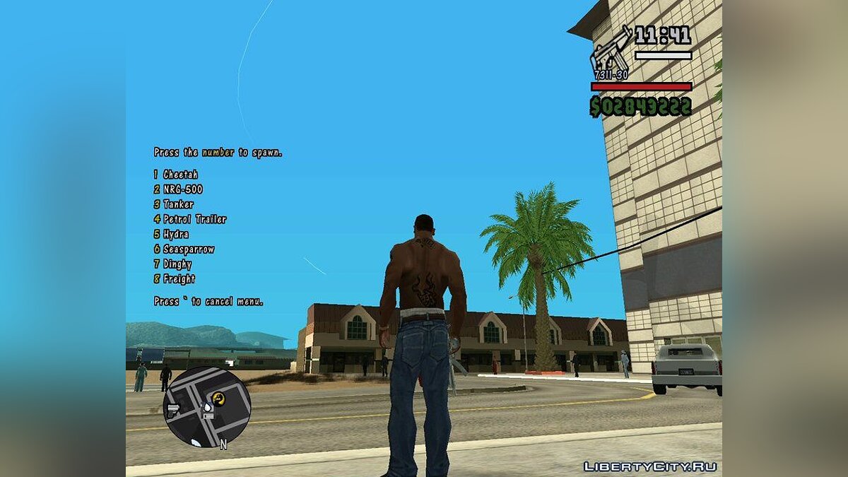 Скачать Быстрый спавн транспорта v2 для GTA San Andreas