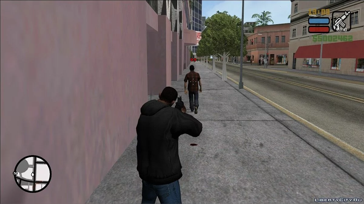 Индикатор уровня здоровья педов - NPC Health Indicator / GTA San Andreas
