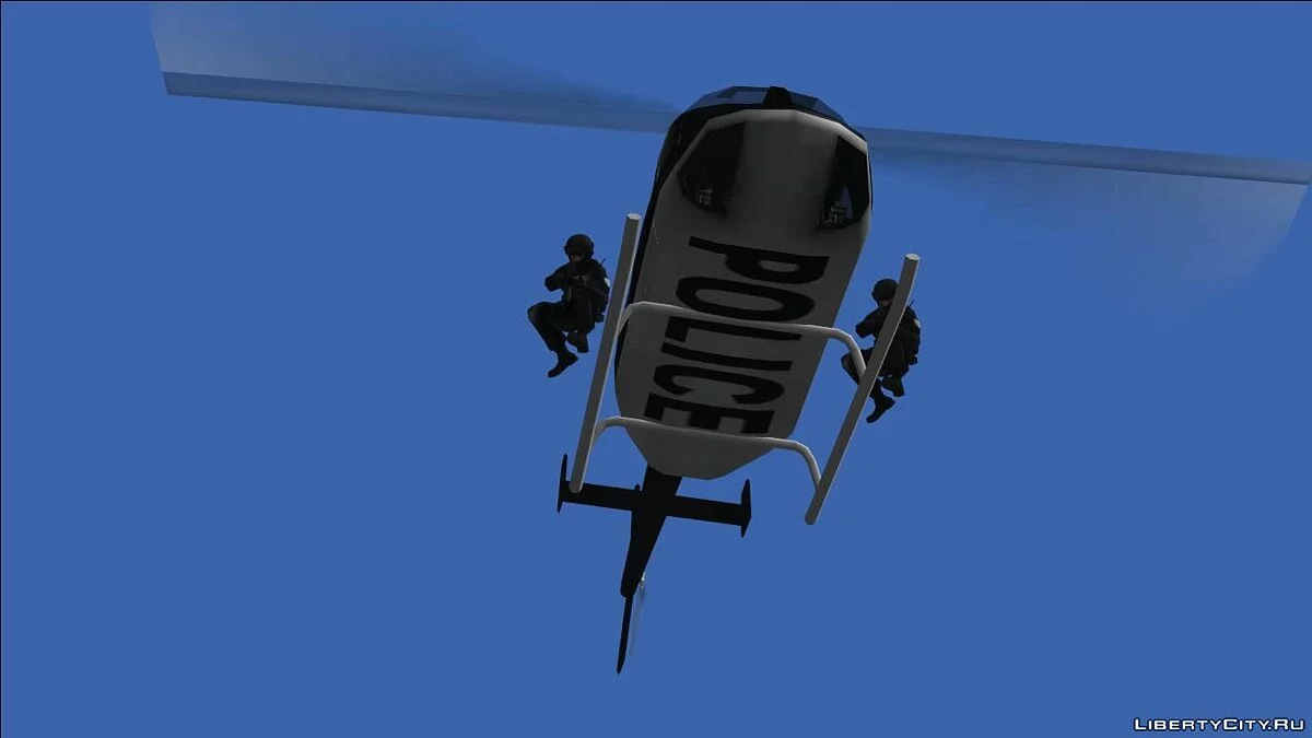 Реалистичные полицейские вертолеты - Awesome Flying Justice / GTA San Andreas
