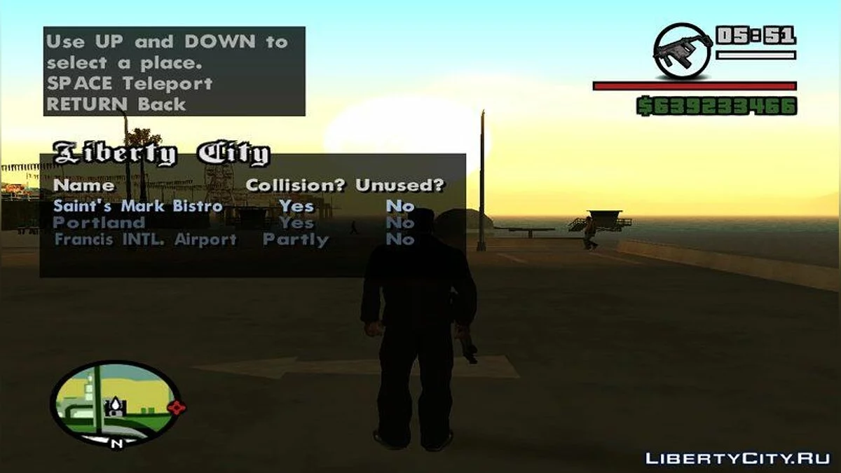 Телепорт в интерьеры (здания) / GTA San Andreas