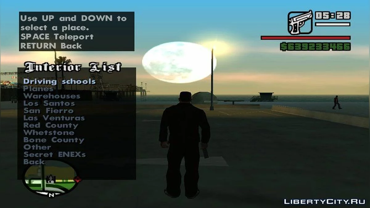 Телепорт в интерьеры (здания) / GTA San Andreas