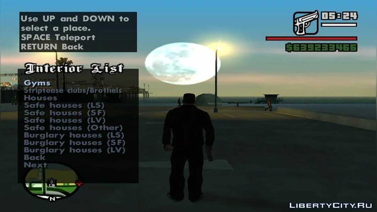 Телепорт в интерьеры (здания) / GTA San Andreas