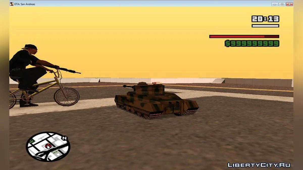 Управление транспортом (RC режим) / GTA San Andreas