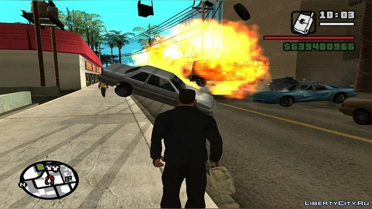 Установка бомб на машины / GTA San Andreas