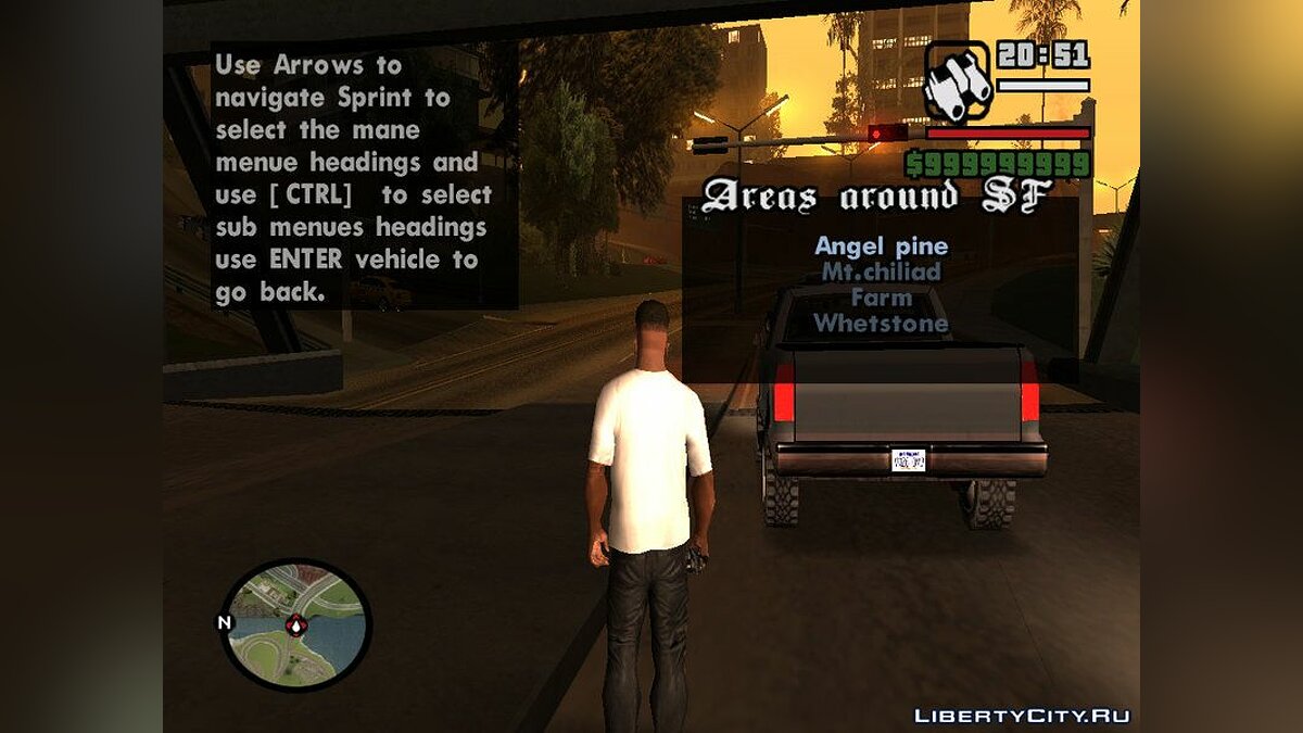 Скачать Мод на телепортацию для GTA San Andreas