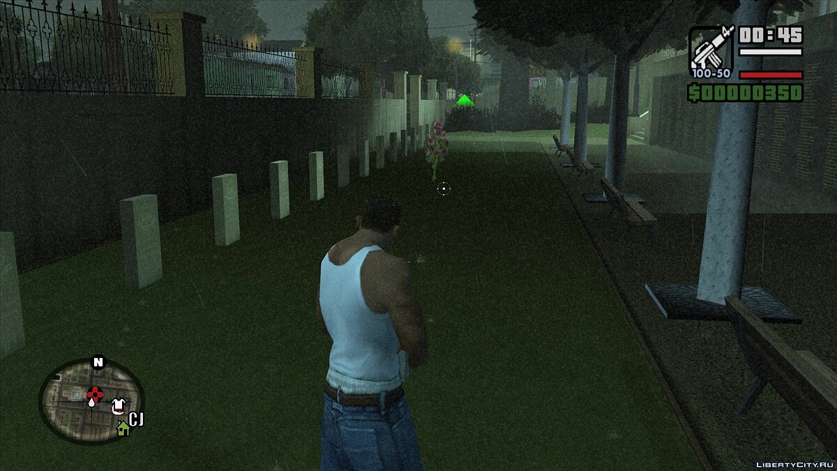 Скачать Злой невидимый призрак для GTA San Andreas