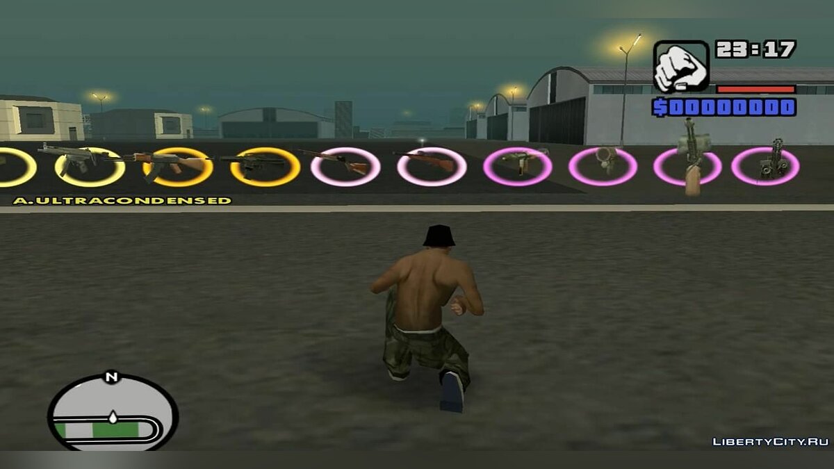 Скачать Пикапы оружия как в Vice City для GTA San Andreas