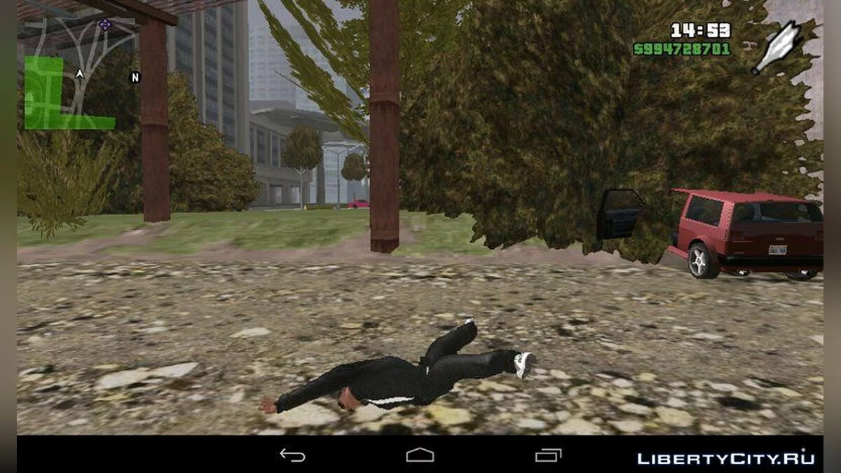 Получение урона во время аварий / GTA San Andreas