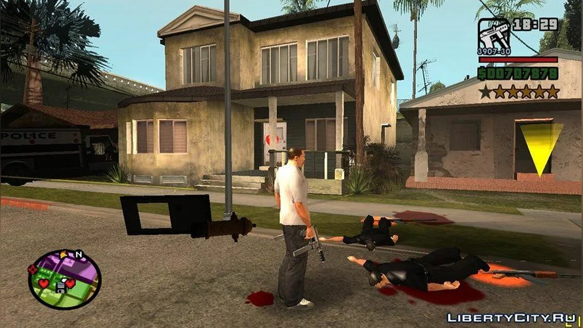 Система подбора оружия как в GTA 4 / GTA San Andreas