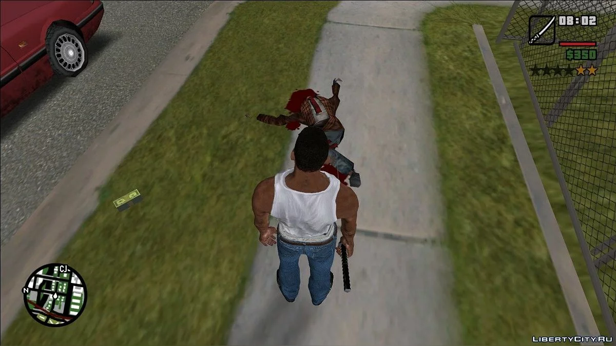 Стелс-убийство Катаной / GTA San Andreas