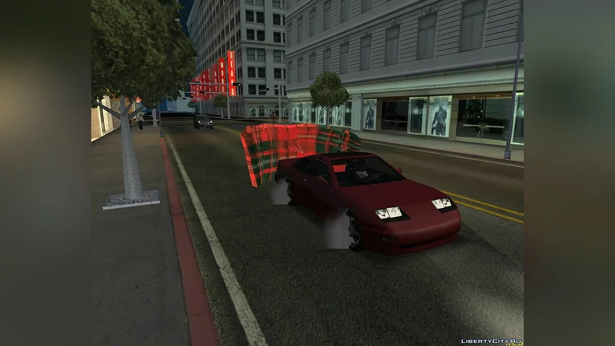 The Parachute on Car Mod v1.1 / GTA San Andreas