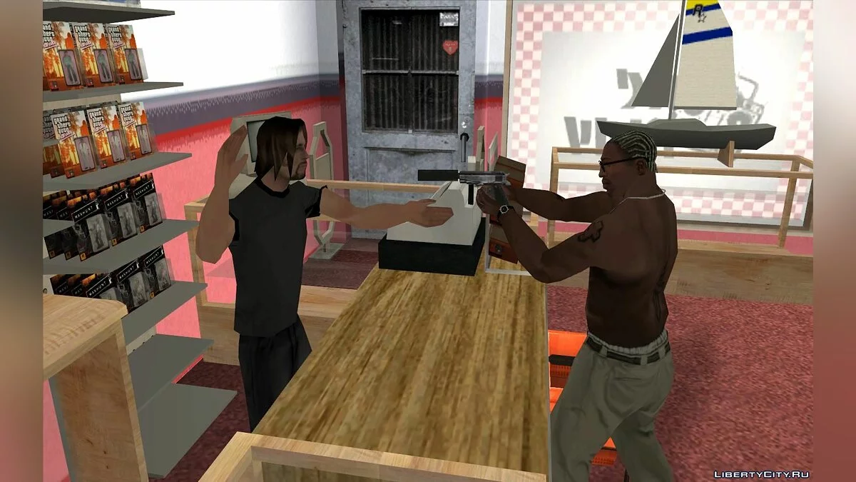 Возможность грабить магазины - 24/7 Robbery mod (Обновление от 01.10.20) / GTA San Andreas