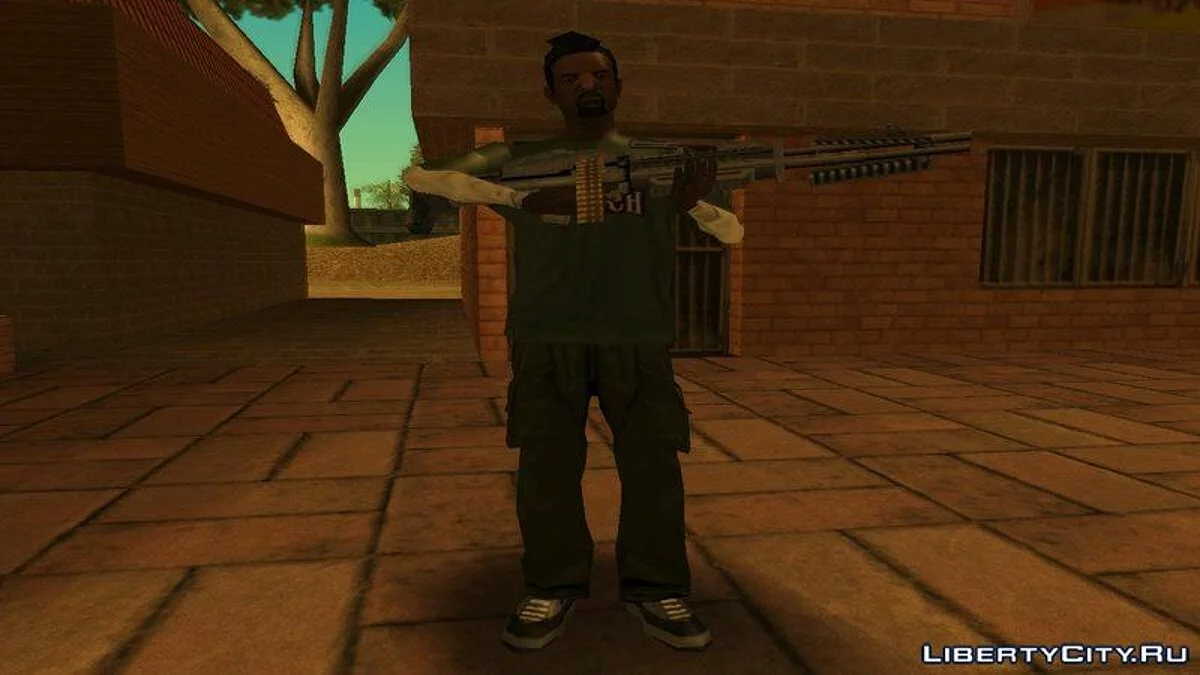 Анимация бездействия с оружием / GTA San Andreas