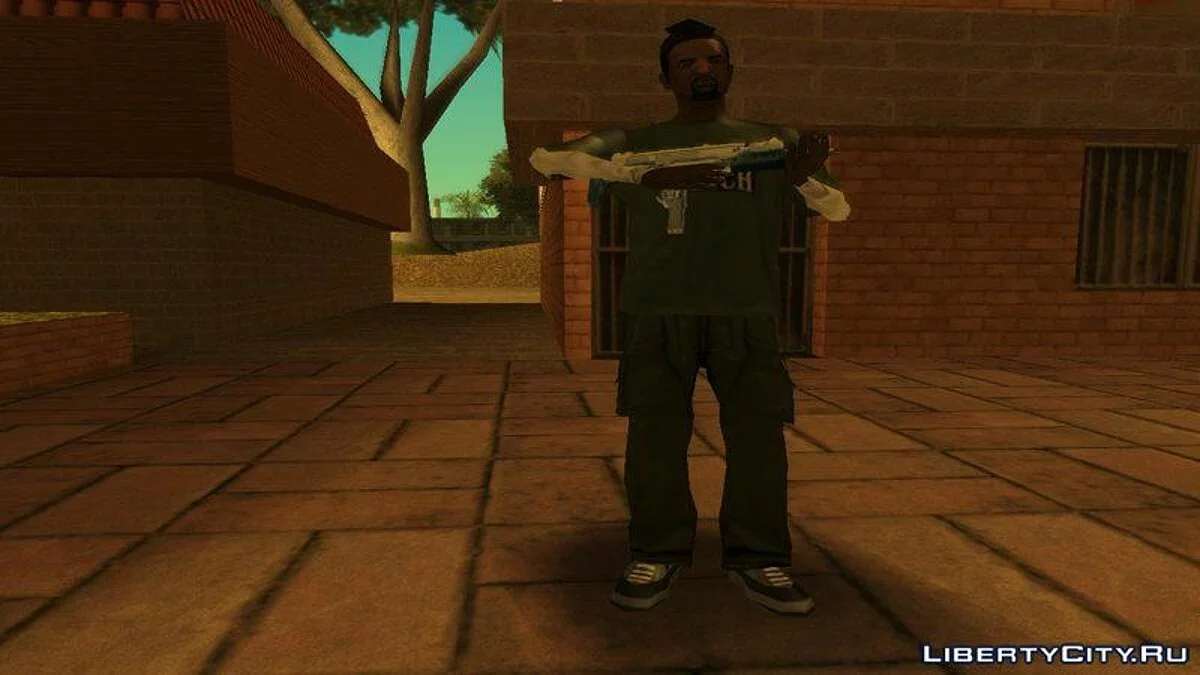 Анимация бездействия с оружием / GTA San Andreas
