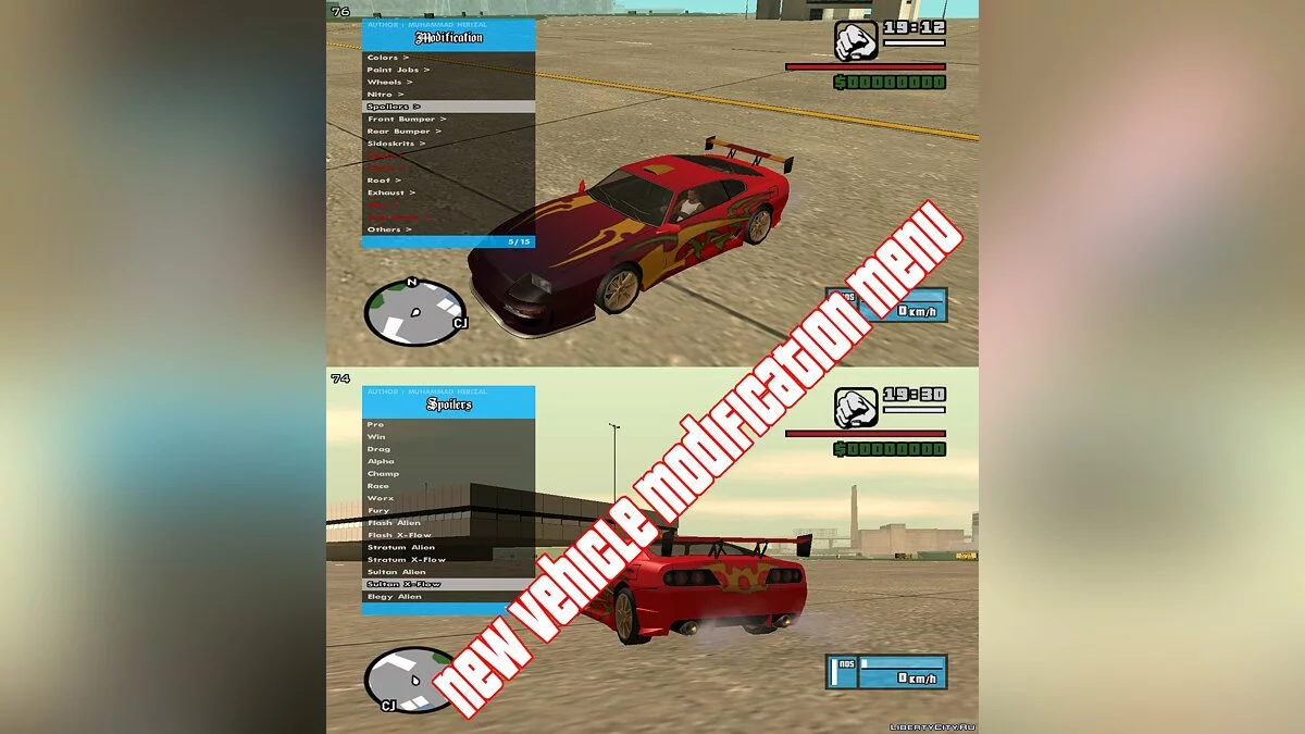 RZL-Trainer v3.1.2 - Удобное чит-меню как в GTA 5 / GTA San Andreas