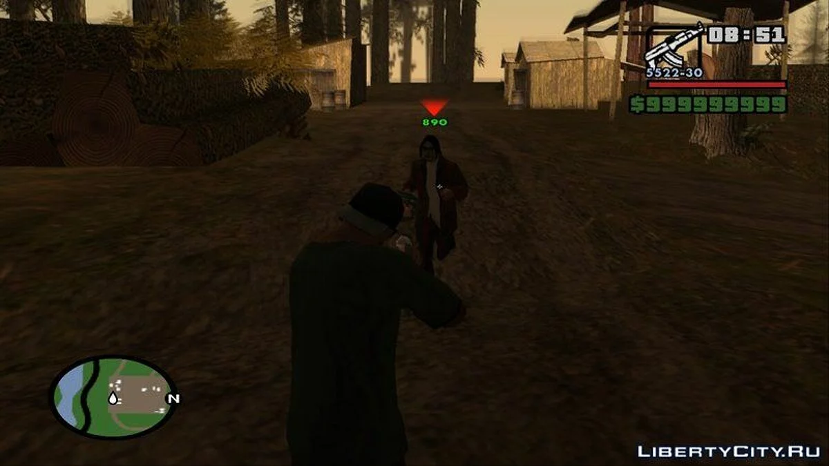 Цифровой индикатор здоровья / GTA San Andreas