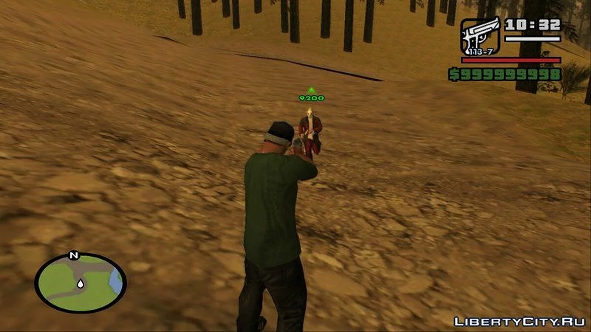 Цифровой индикатор здоровья / GTA San Andreas