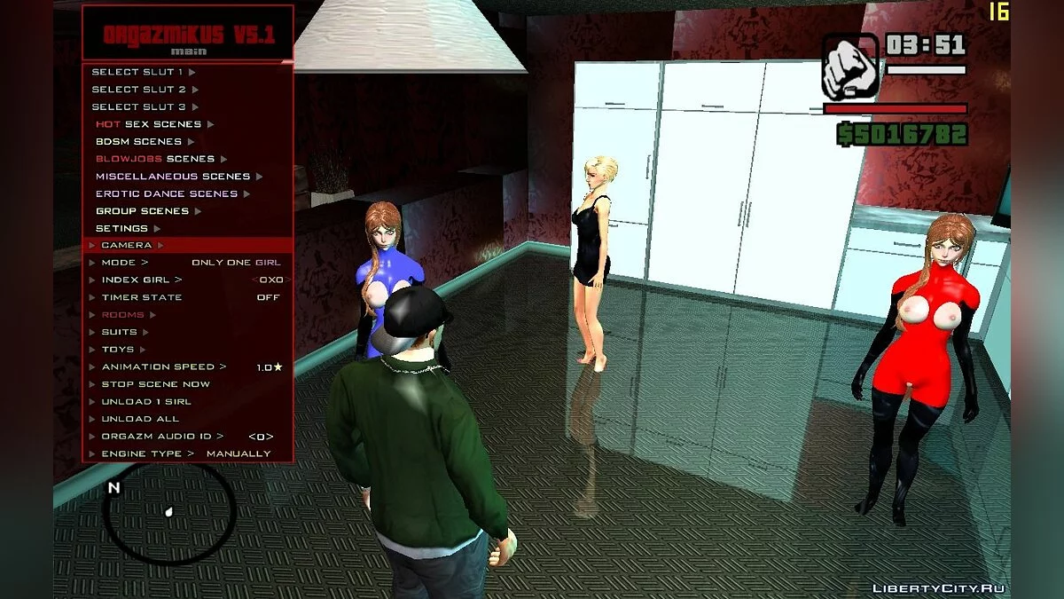 ORGAZMIKUS v5.1 Vip Demo - Секс-мод / GTA San Andreas