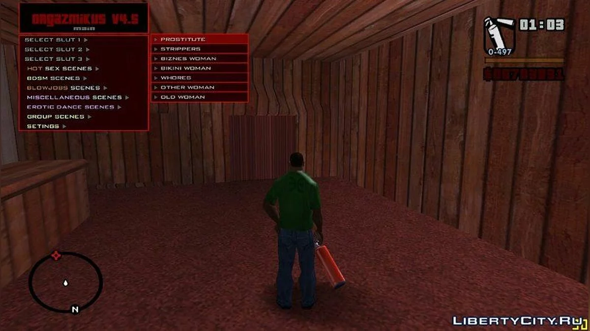 ORGAZMIKUS v5.1 Vip Demo - Секс-мод / GTA San Andreas