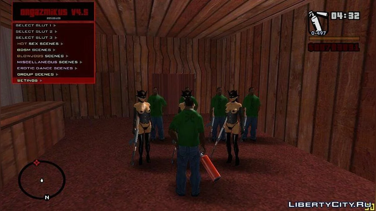 Порно: қызғылт кискасы бар үлкен әтеш